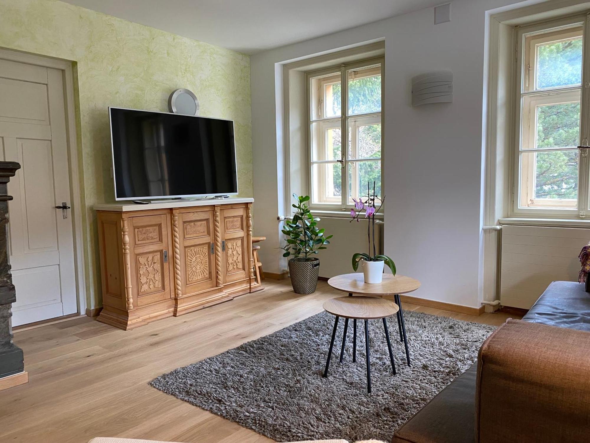 Haus La Punt, Savognin Apartment Rona Стая снимка