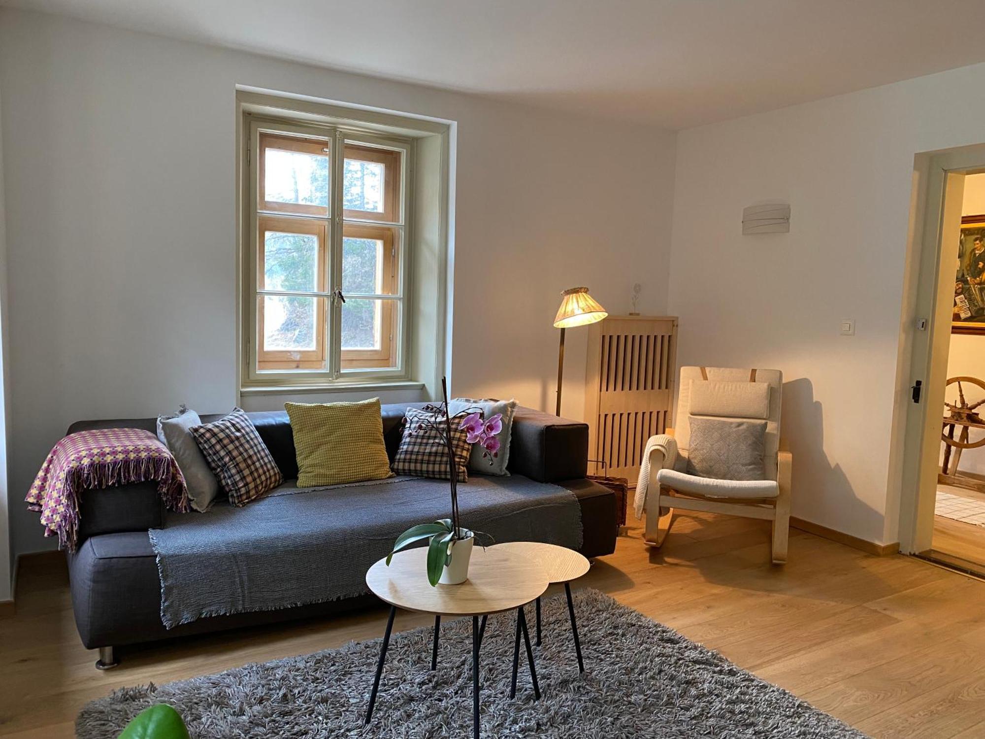 Haus La Punt, Savognin Apartment Rona Стая снимка